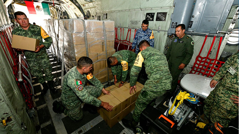 Sedena y Guardia Nacional despliegan más 8 mil elementos por  huracán ‘Beryl’ 