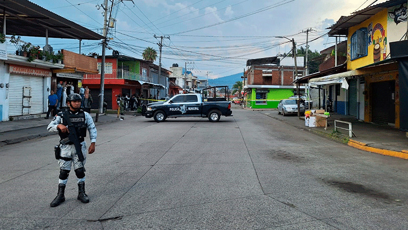 Asesinan a propietario de abarrotera en Uruapan, Michoacán