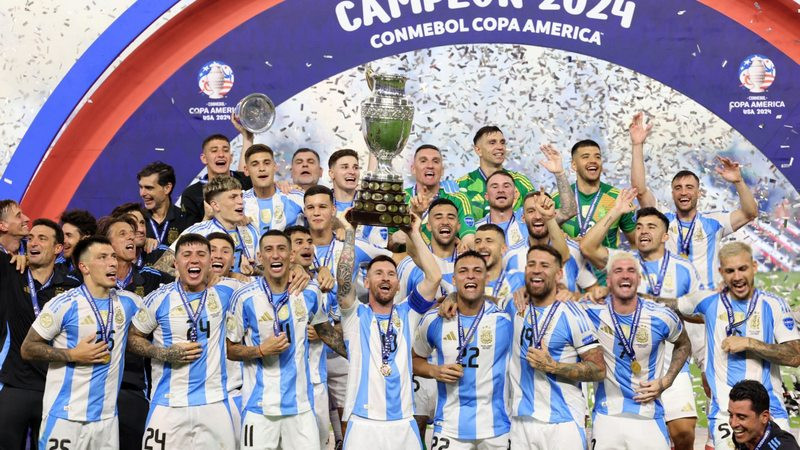 Argentina vence a Colombia y es bicampeón de la Copa América