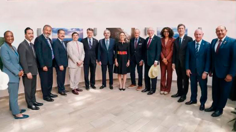 Claudia Sheinbaum sostiene reunión con delegación bipartidista de senadores y congresistas de Estados Unidos