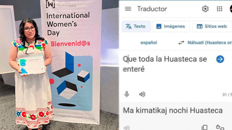 Joven hidalguense colaboró con Google en traductor del náhuatl