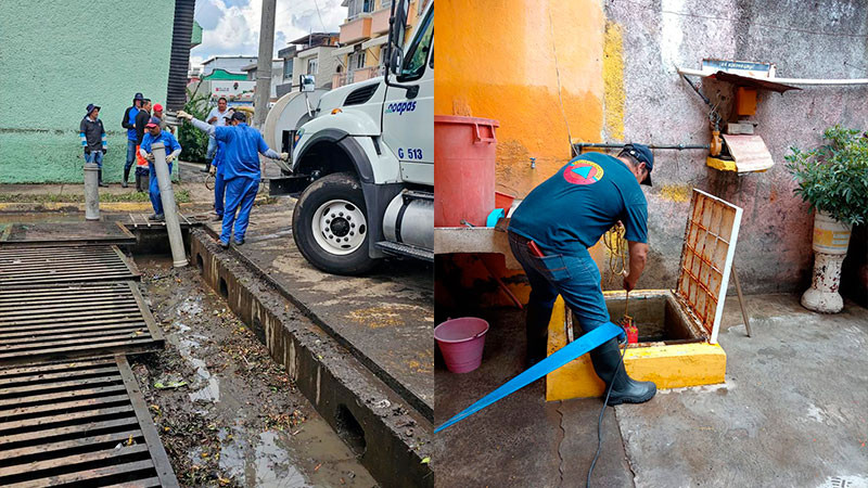 Mantiene Gobierno de Morelia apoyo a familias afectadas por lluvias