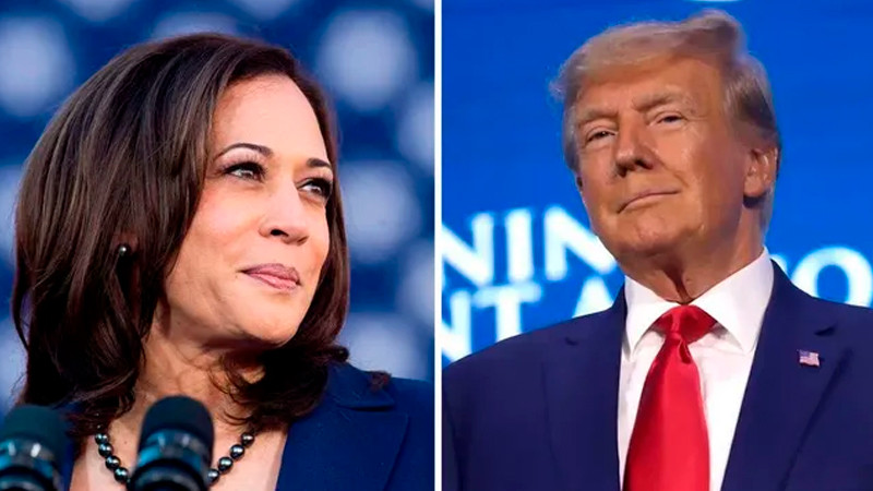 Campaña de Trump acusa a Harris de apropiarse 