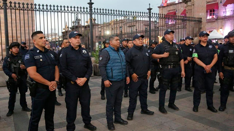 Fortalece la Guardia Civil el Blindaje Morelia