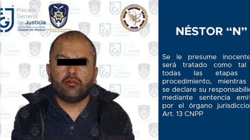 Arrestan a líder delincuencial prioritario de la Ciudad de México y Edomex