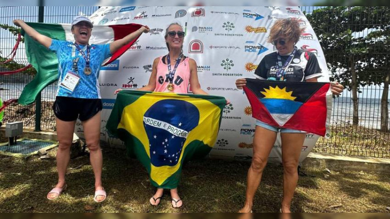 Logra sirena moreliana 3er lugar en el Panam Master Championship Trinidad y Tobago 2024