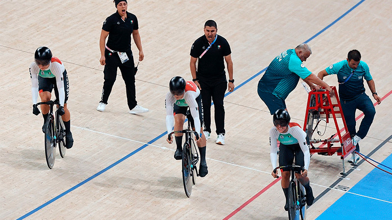 Equipo mexicano de Ciclismo de Velocidad termina quinto sitio en París 2024