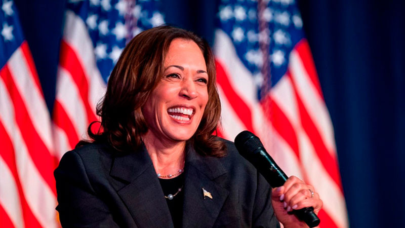 Nueva encuesta revela que Kamala Harris supera a Trump por un punto