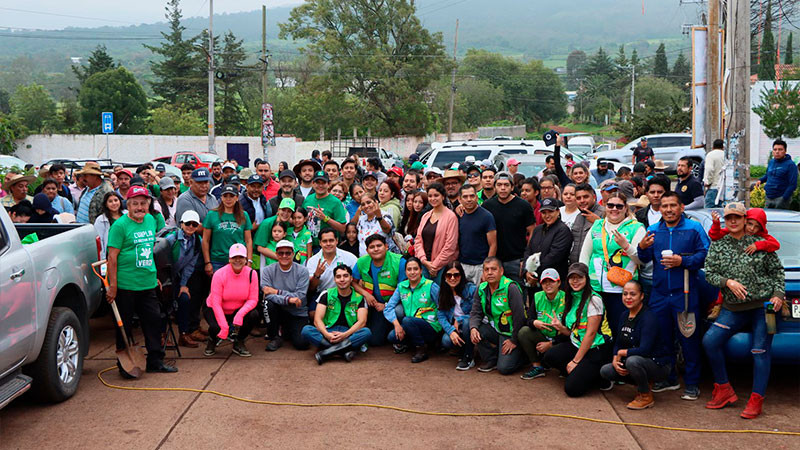 Arranca PVEM reforestación “un árbol por un voto”, comprometida el campaña 