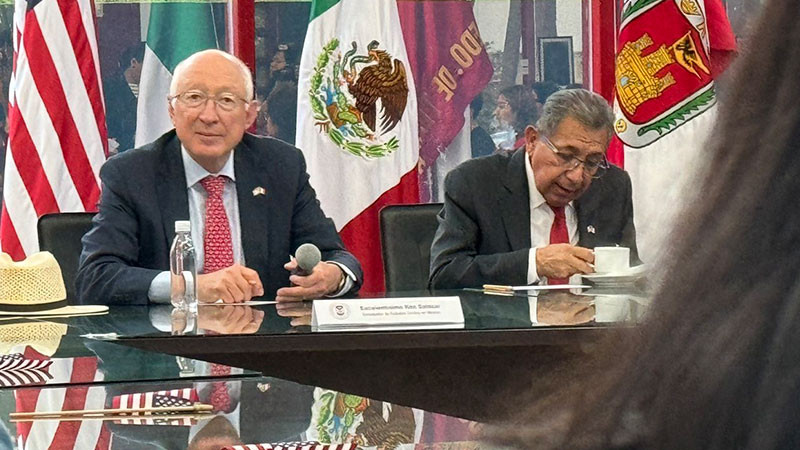 “No tenemos nosotros contratos para beneficiar a Mexicanos Contra la Corrupción”: Ken Salazar 