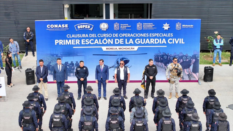 Concluyen agentes de la Guardia Civil curso de operaciones especiales