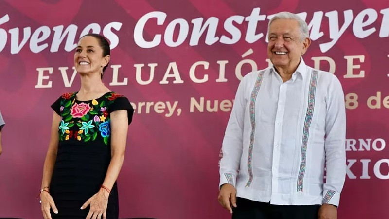 AMLO y Sheinbaum concluyen gira conjunta; presumen transición histórica