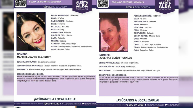 Olvida México a exalcaldesa Maribel Juárez Blanquet y su colaboradora, secuestradas hace 2 semanas en Michoacán: Investigaciones, sin avances