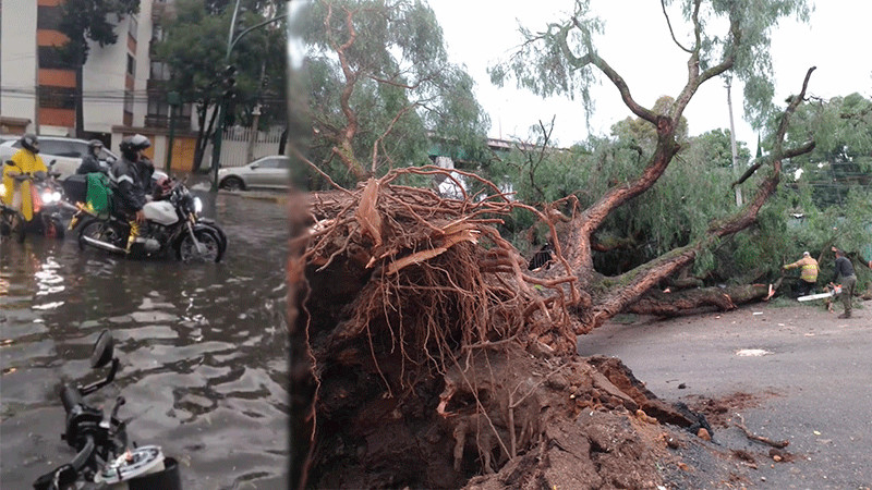 Lluvias registradas en Ciudad de México dejan inundaciones y vehículos atrapados en diferentes alcaldías