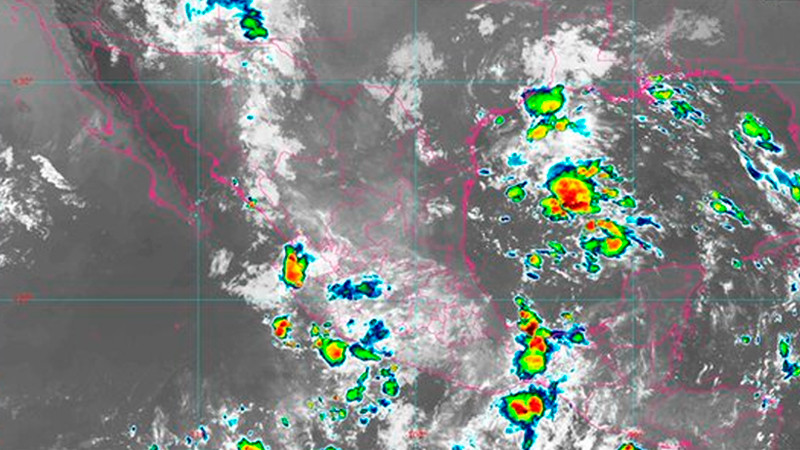 Prevén lluvias puntuales muy fuertes en 9 estados del país