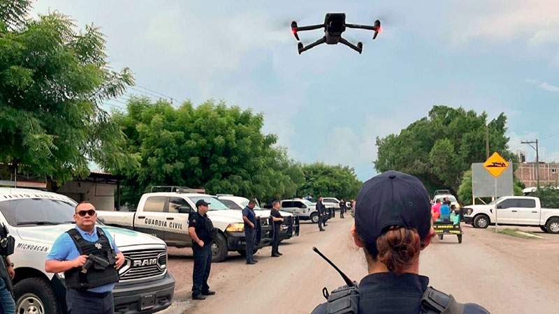 Guardia Civil, fuerzas federales y municipales aumentan operativos en la Tierra Caliente michoacana