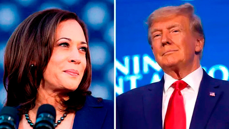 Según encuestas, Kamala Harris aventaja a Donald Trump con 16 puntos entre votantes latinos