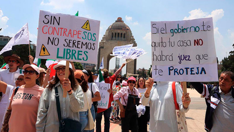 Magistrados y jueces se suman a manifestación contra reforma judicial este domingo