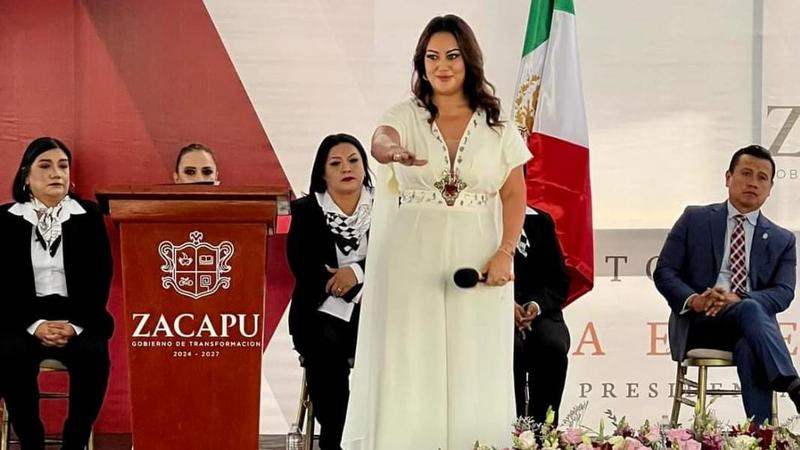 Rinde protesta Mónica Valdez como Presidenta Municipal de Zacapu, Michoacán