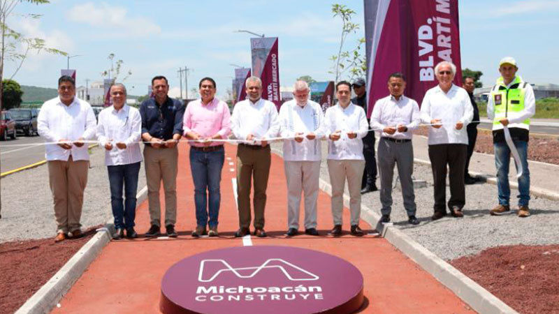 Inaugura Bedolla Libramiento Martí Mercado, primera obra multianual de este gobierno