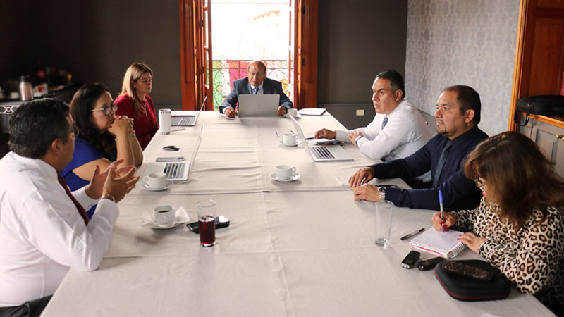 Magistrado presidente tuvo reuniones de trabajo con integrantes del STJE, del Consejo, Comisión de Administración y Comités