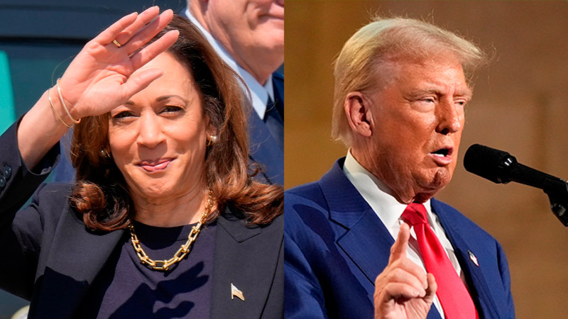 Harris y Trump se reencuentran en homenaje a víctimas del 9-11, después de debate presidencial