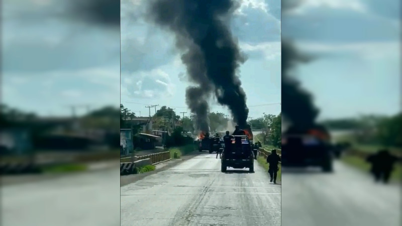 Tercer día de violencia en Culiacán, Sinaloa: Bloqueos, balaceras, quemas, rapiña y reclutamiento forzado; Gobernador predice más violencia