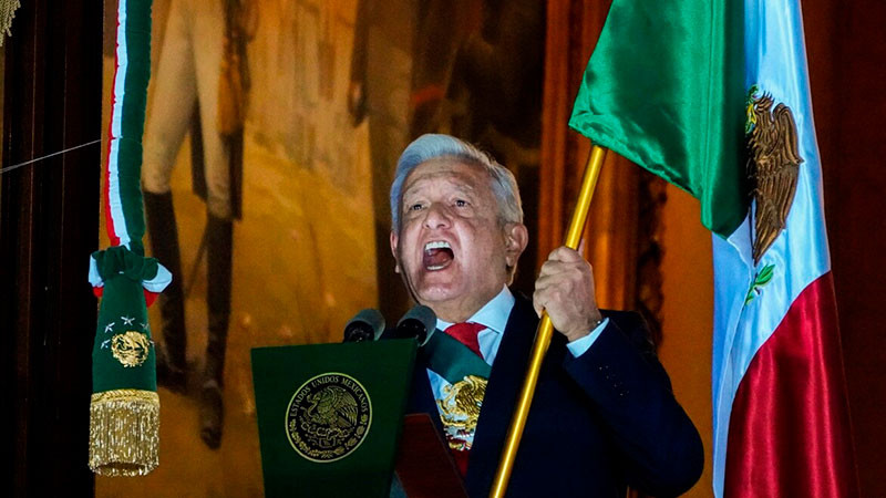  AMLO adelanta que agregará dos arengas en su último Grito de Independencia; 