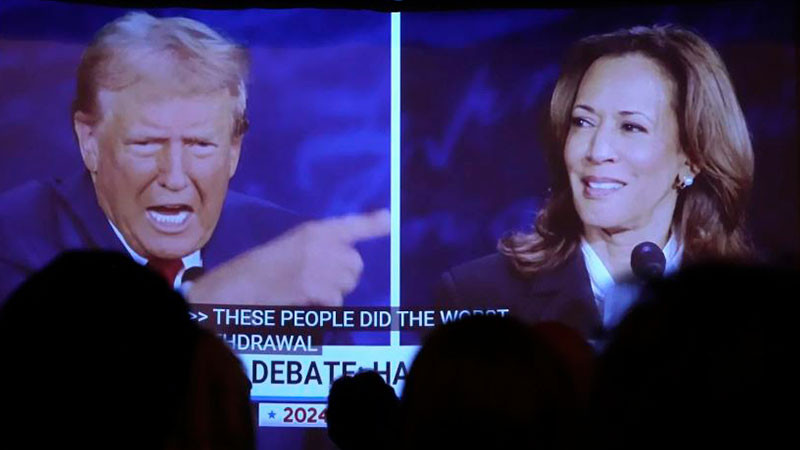 El candidato republicano Donald Trump descarta otro debate con Kamala Harris