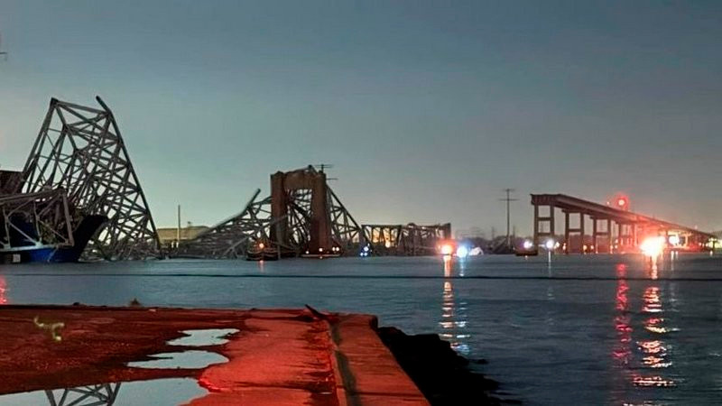 EEUU presenta demanda por 100 mdd contra empresa de carguero que derribó puente en Baltimore