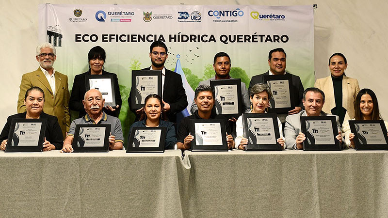 Autoridades de la UTEQ certifican a hoteles con Sello de Ecoeficiencia Hídrica 2024