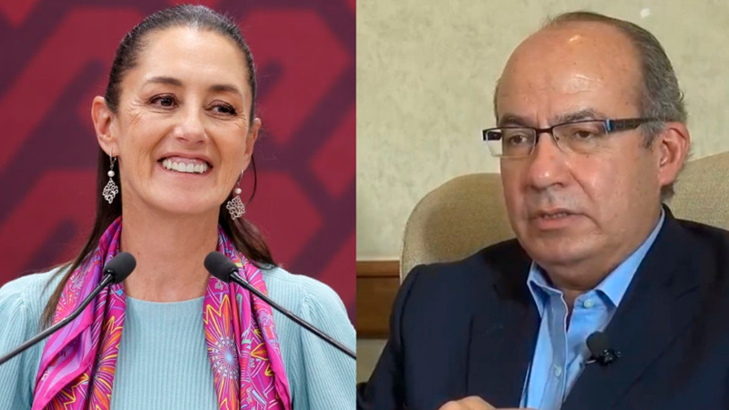 Felipe Calderón pide a Sheinbaum 