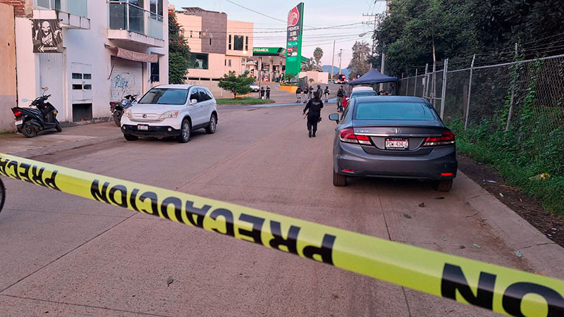 Asesinan a tiros a dos personas en Uruapan, Michoacán 