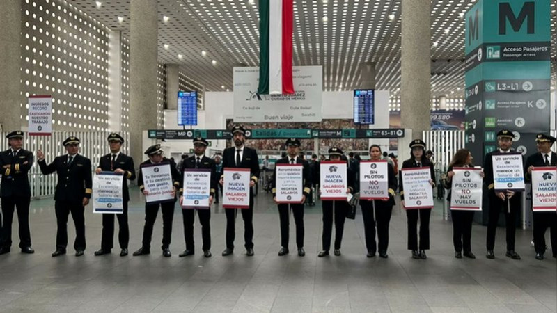 Sindicato de pilotos de México aplaza huelga en Aeroméxico al 8 de octubre; buscan mejora salarial