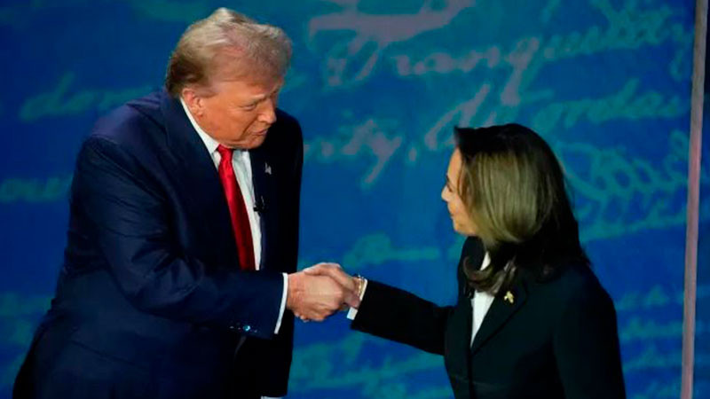 Sondeo revela que Kamala Harris le gana a Trump en intención de voto latino