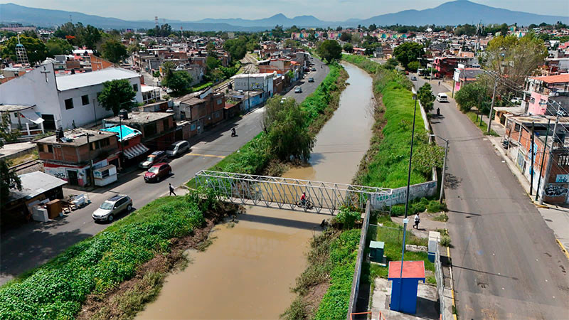 PC Michoacán con monitoreo permanente del Río Grande de Morelia