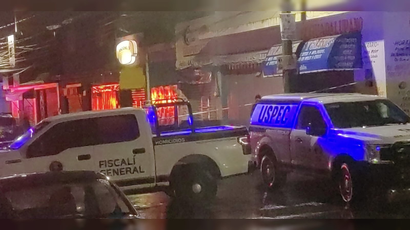 Ultiman a hombre al salir de bar en Morelia; van 9 homicidios en la capital de Michoacán en octubre