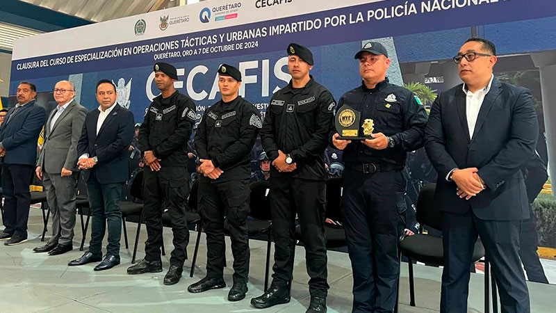 Concluye Curso de Especialización impartido por la Policía Nacional de Colombia