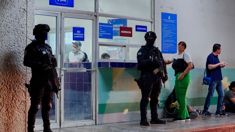 Civiles armados ultiman a paciente en el Hospital General de Culiacán