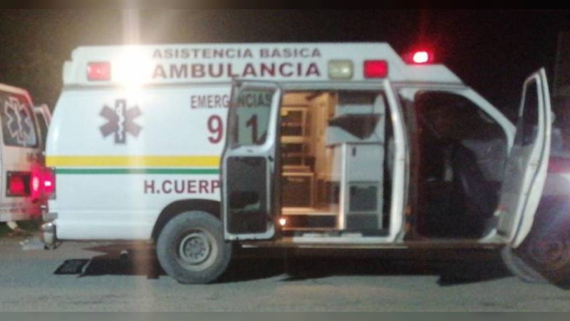 Balean a hombre en Apatzingán, Michoacán, resultó herido