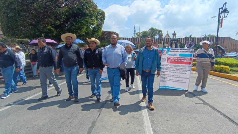 Maestros seguirán con protestas en Michoacán: CNTE