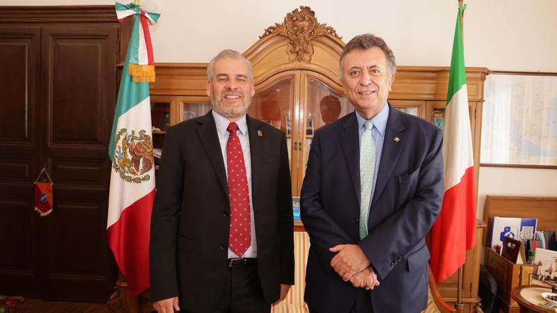 Bedolla y CaMexItal firman convenio para la atracción de empresas italianas en Michoacán