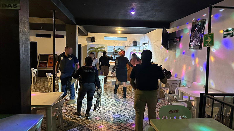 Aseguran bar “El Paraíso” en Morelia, Michoacán; se localizaron 300 dosis de narcótico