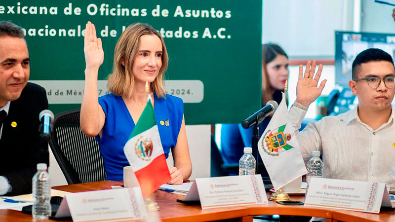 Asume Paloma Palacios la presidencia de la Asociación Mexicana de Oficinas de Asuntos Internacionales de los Estados