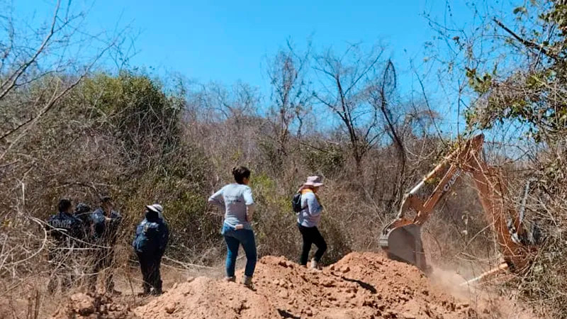 Localizan 5 cuerpos en dos fosas clandestinas en Mazatlán; hay tres víctimas mujeres