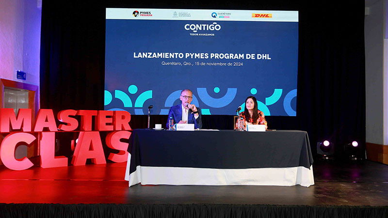 Encabeza Marco del Prete el lanzamiento de PyMEs Program de DHL, en Querétaro 