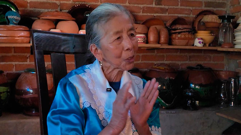  Timotea Rangel, cocinera tradicional que será homenajeada en K’uínchekua